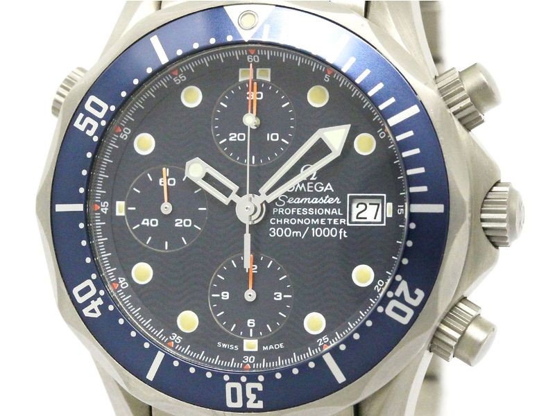 Omega Seamaster Professional Chronograph Titanium 42mm Mens Watch