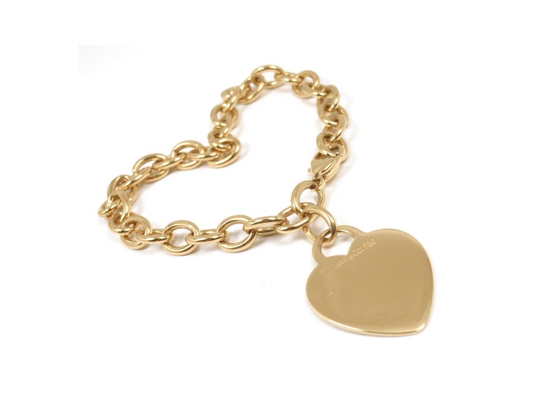 Tiffany & Co. Yellow Gold Charm Bracelet | Rich Diamonds