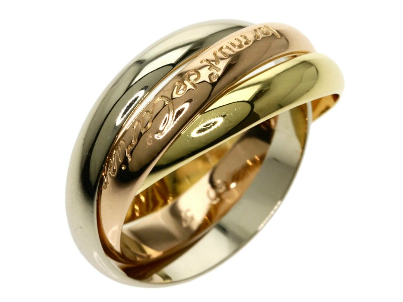 CARTIER K18 Yellow Gold/18K Pink Gold/K18 White Gold Ring 