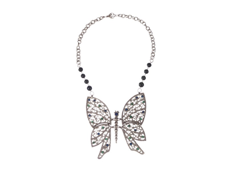 Massive Runway Butterfly Necklace