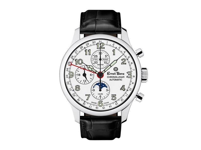 Ernst Benz ChronoLunar GC40312 A Mens  44mm Watch
