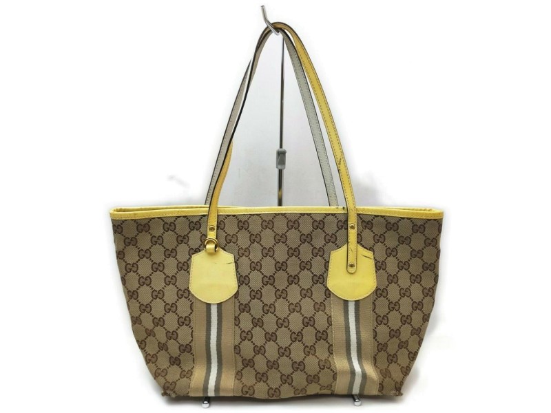Gucci Monogram GG Web Jolie Tote Bag  862266