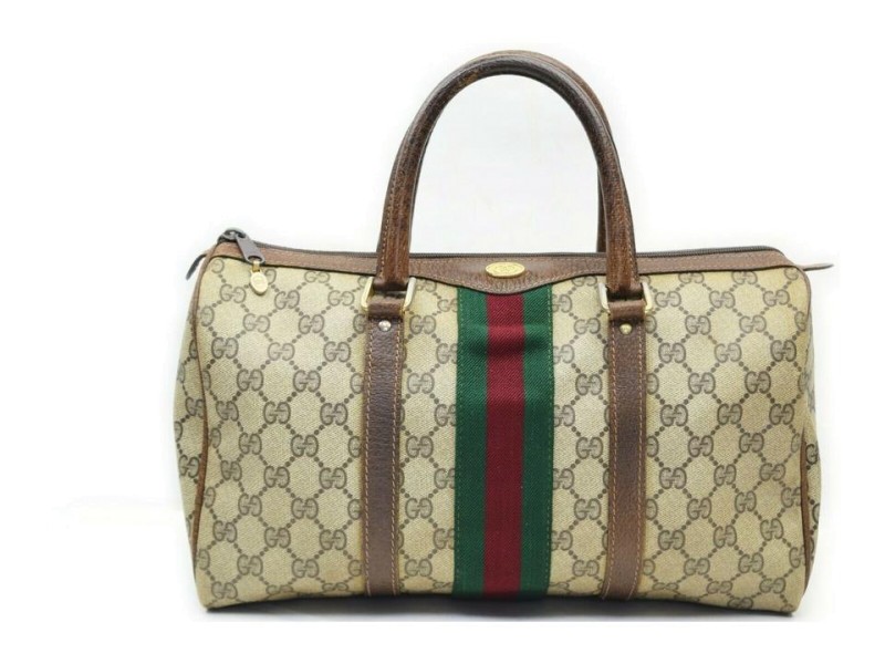 Gucci Supreme Web GG Boston Joy Duffle Bag  862276