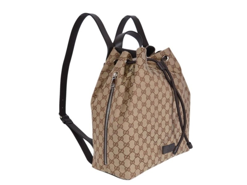 Gucci Monogram GG Drawstring Backpack 1GG910