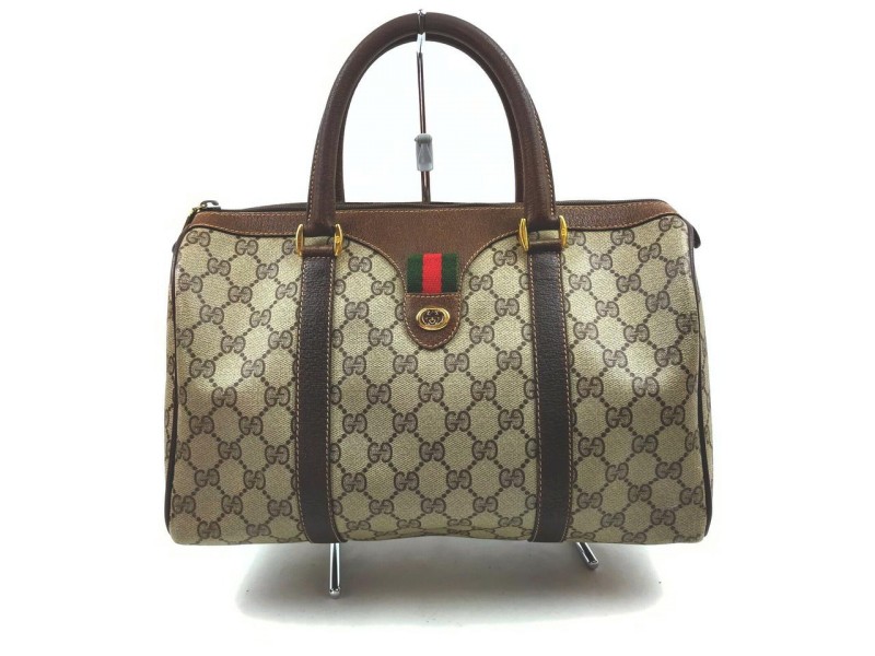 Gucci Supreme GG Web Joy Boston Bag  862526