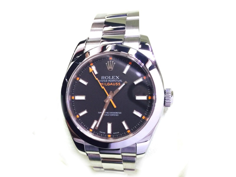 Rolex Milgauss 116400 Stainless Steel 40mm Men's Watch 