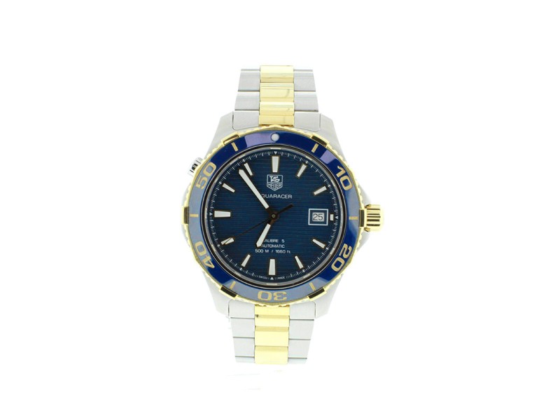Tag Heuer WAK2120 Aquaracer Blue Dial Watch 