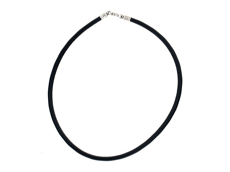 Bulgari 1 Rope Leather Necklace