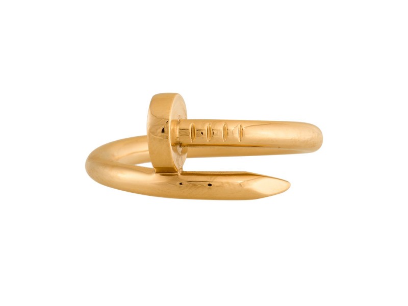 Cartier 18K Yellow Gold Juste un Clou Ring Size 7.25
