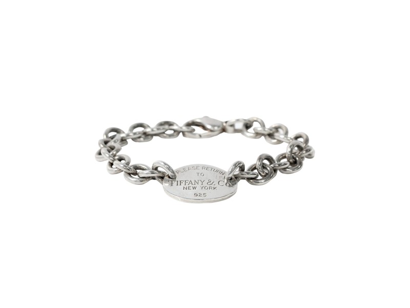 Tiffany & Co. Return To Tiffany Oval Tag Sterling Silver bracelet
