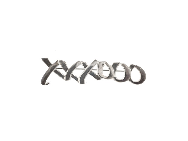 Tiffany & Co. Sterling Silver XoXo Pin