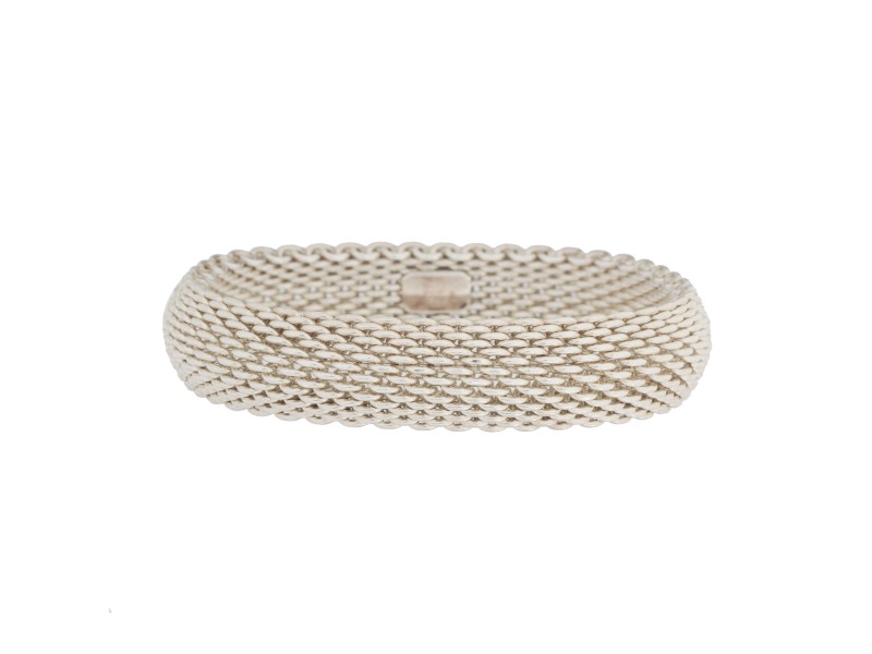 Tiffany & Co. Sterling Silver Mesh Weave Bracelet
