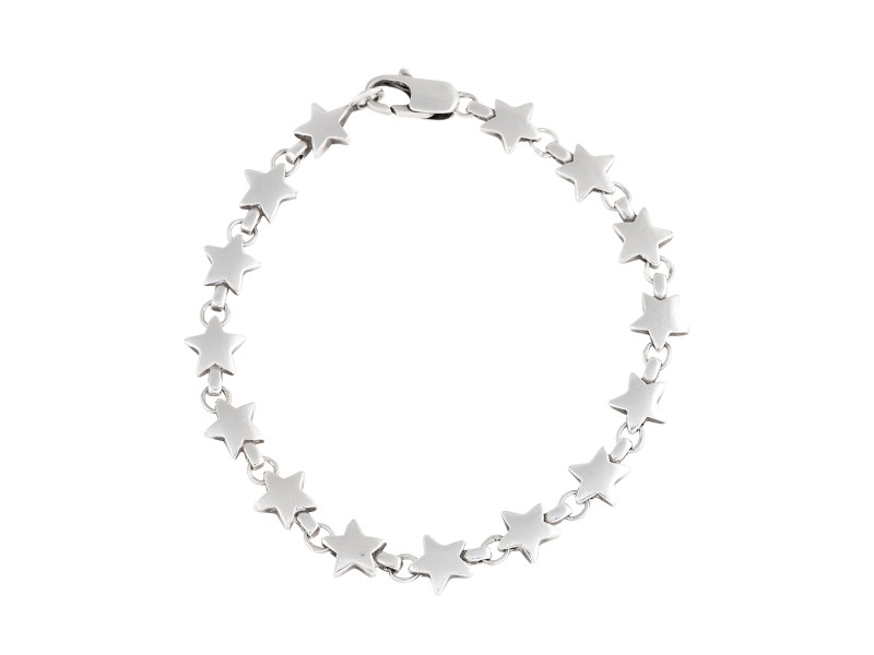 Tiffany & Co. Sterling Silver Star Link Bracelet