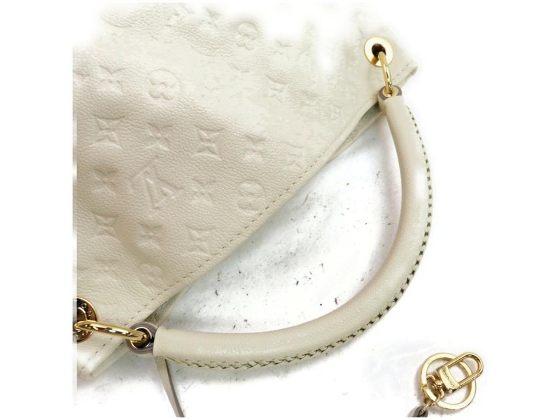 Authentic Louis Vuitton Hobo Artsy Tote White Monogram Empreinte Bag