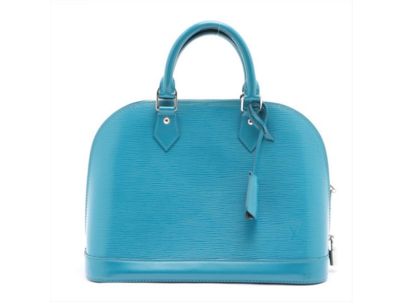 Louis Vuitton Cyan Blue Green Alma NM Bag 862488