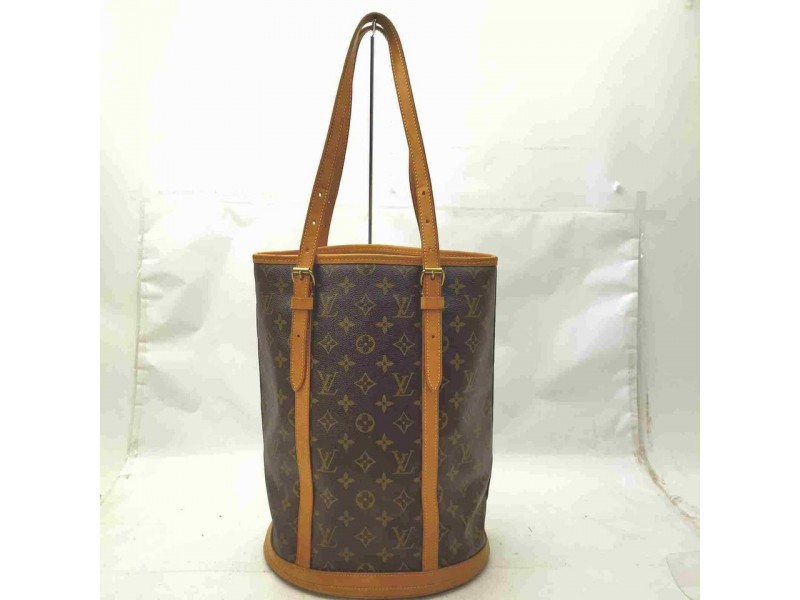 Louis Vuitton Monogram Marais Bucket GM Tote Bag 862051