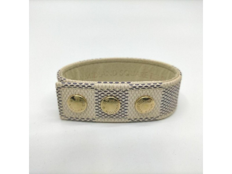 Louis Vuitton Rare Nagoya Midland Square 2007 Damier Azur Snap Bracelet  862268