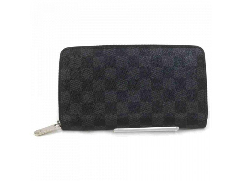 Louis Vuitton Damier Graphite Zippy Organizer Long Zip Around Wallet Large 860230