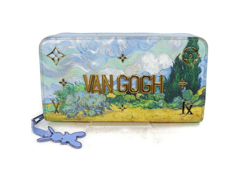 Louis Vuitton Jeff Koons Icons Van Gogh Zippy Wallet Zip Around   862663