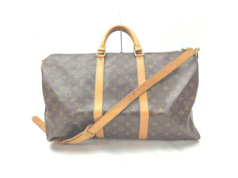 Louis Vuitton Monogram Keepall Bandouliere 50 Duffle Bag with Strap 862342