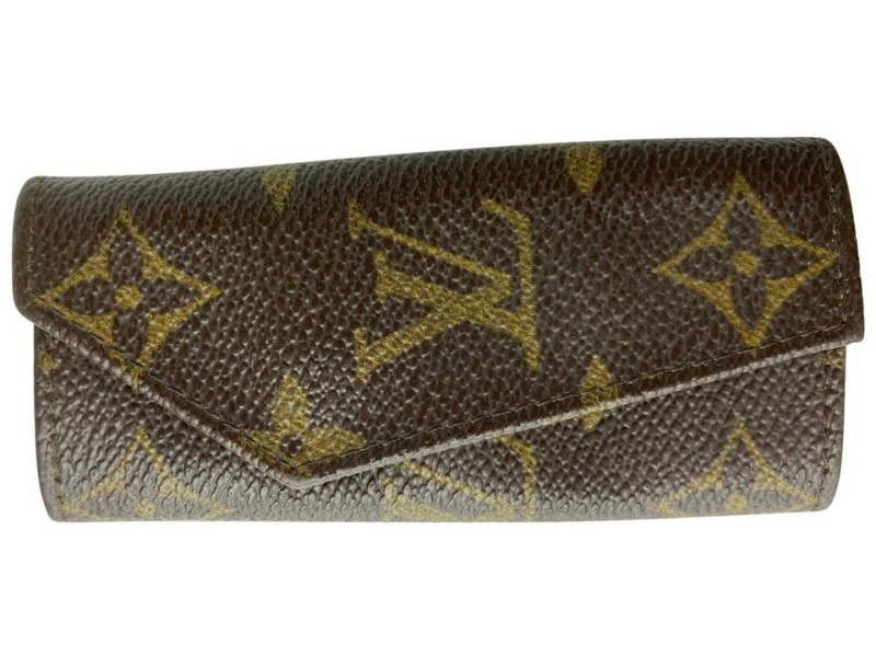 Louis Vuitton Necklace Women Logo Monogram Gold LV Authentic Rare