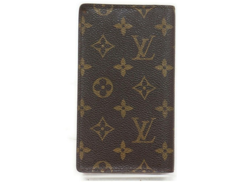 Louis Vuitton Monogram Long Wallet Diary Cover Agenda Poche Planner 862076