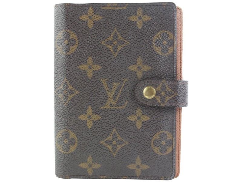 Louis Vuitton Monogram Small Ring Agneda PM Diary Cover 544lvs310