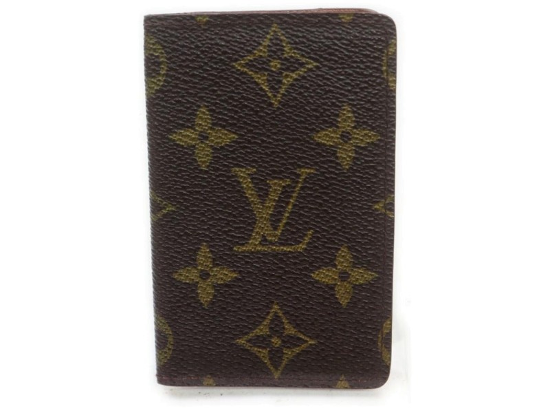 Louis Vuitton Monogram Card Case Pochette Cartes Visite Wallet 861974