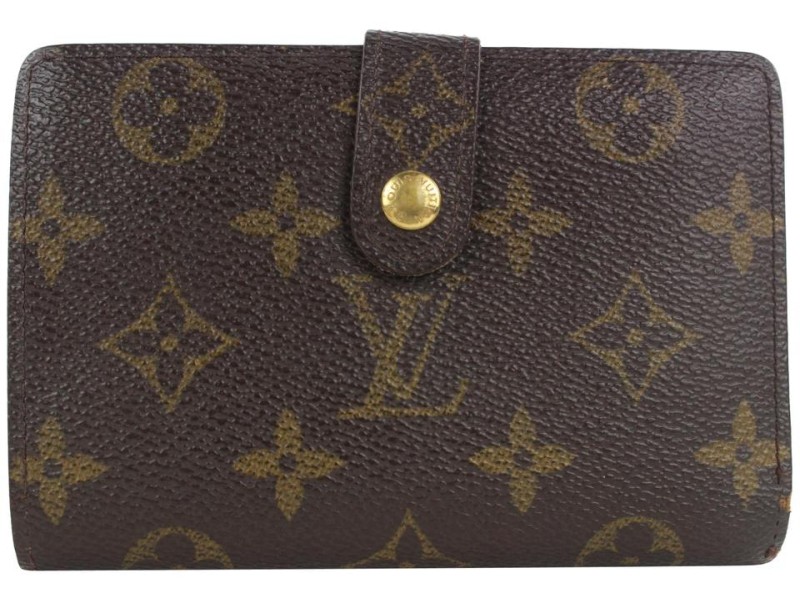 Louis Vuitton Monogram Kisslock Wallet Porte Monnaie Viennois Wallet 11lvs18