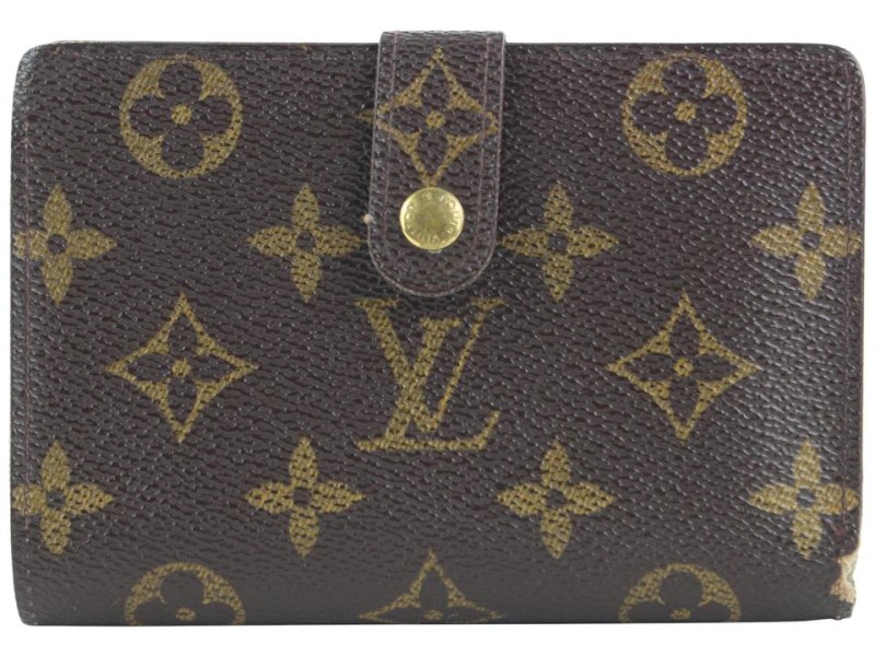 Louis Vuitton Monogram Porte Monnaie Viennois Kisslock Wallet 140lvs429