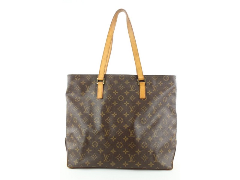 Louis Vuitton Monogram Cabas Mezzo Zip MM Tote Bag 142lvs24