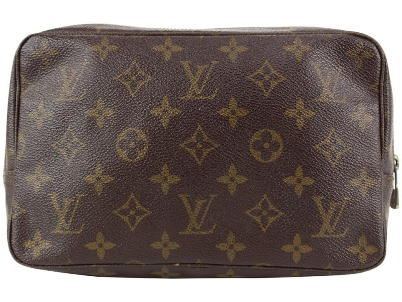 Louis Vuitton Monogram Trousse 23 Cosmetic Pouch Make Up Case 20lvs1231