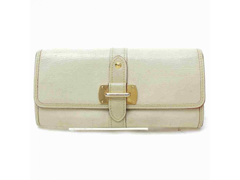 Louis Vuitton Favori Suhali Leather Wallet Portefeuille Le Fabuleux Cream 860548