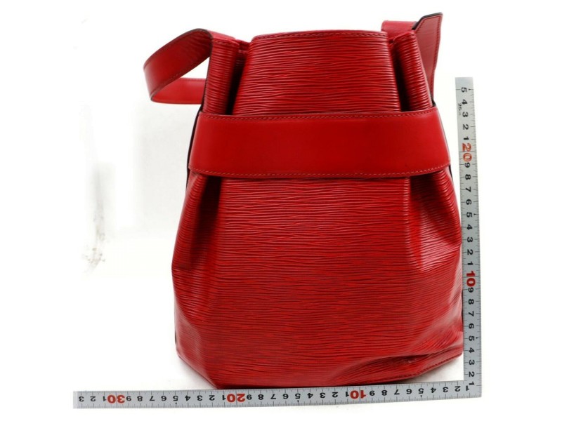 Louis Vuitton Red EPI Sac D'epaule 27