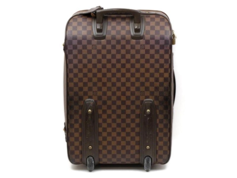 Brown Louis Vuitton Damier Ebene Pegase 60 Travel Bag