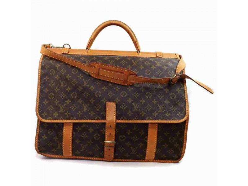 Louis Vuitton Monogram Sac Kleber with Strap Travel Bag 860488