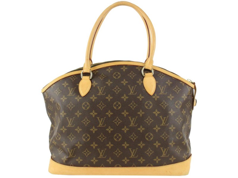 Louis Vuitton Lockit Horizontal Monogram Canvas Handbag on SALE