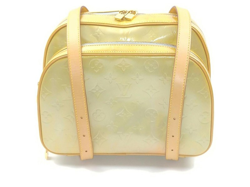 Louis Vuitton Green-Gold Monogram Vernis Mini Murray Backpack 862606
