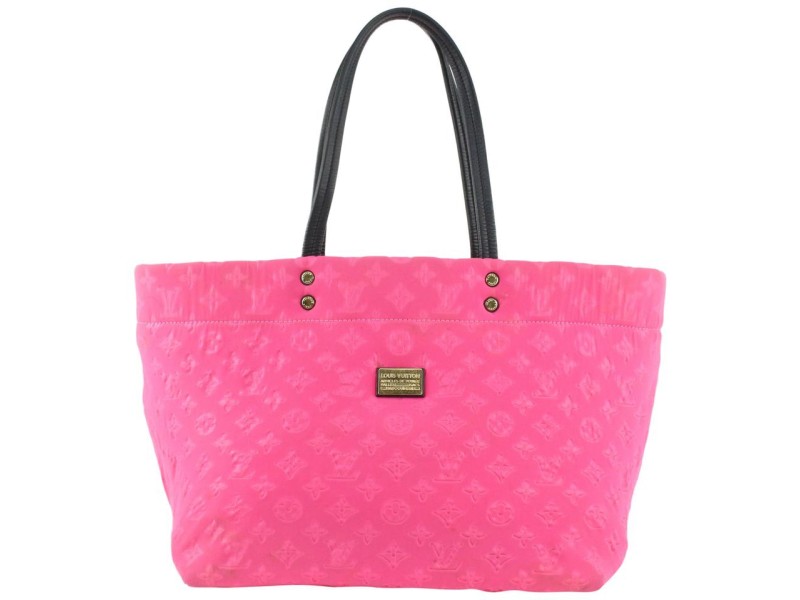 Louis Vuitton Limited Pink Scuba Neverfull GM Tote Bag 121lv35