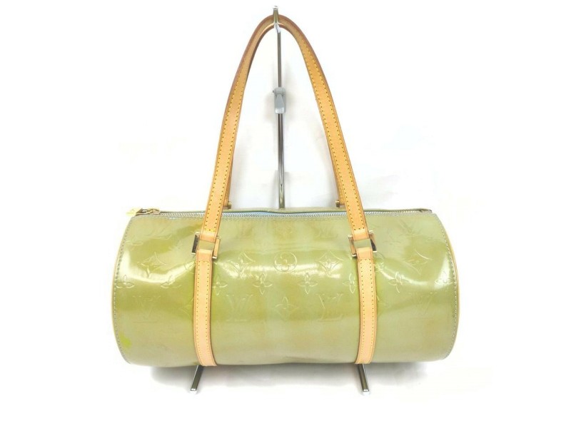 Louis Vuitton Green Monogram Vernis Bedford Papillon Barrely Cyllinder Bag 861778