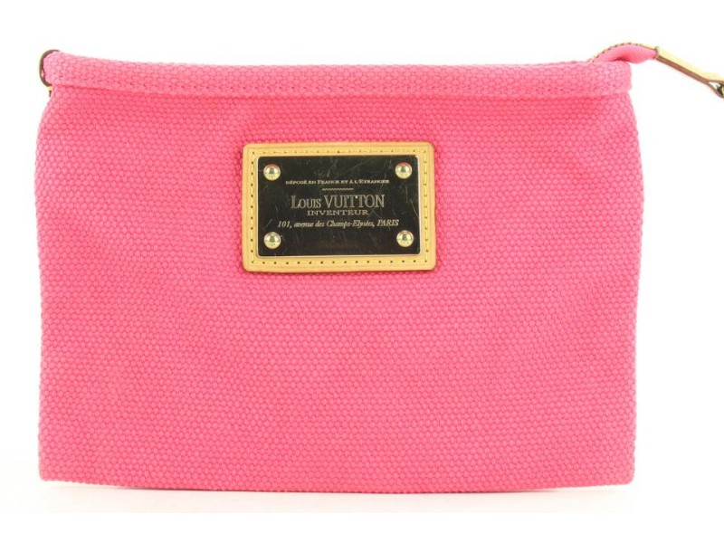 Louis Vuitton Hot Pink Antigua Pouch Bag 232185