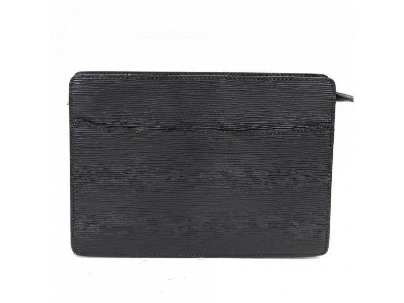 Louis Vuitton Black Epi Leather Noir Pochette Homme Clutch  Bag 859116