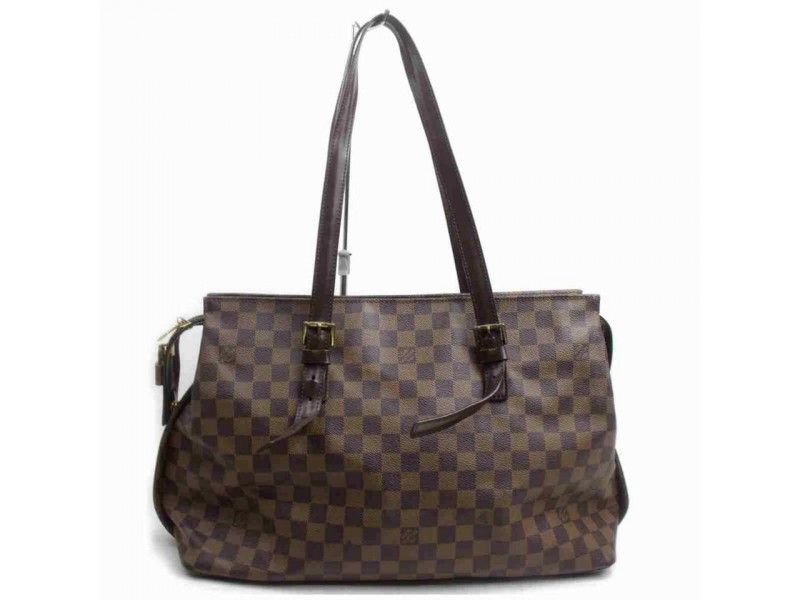 Louis Vuitton Damier Ebene Chelsea Zip Tote Bag 858023