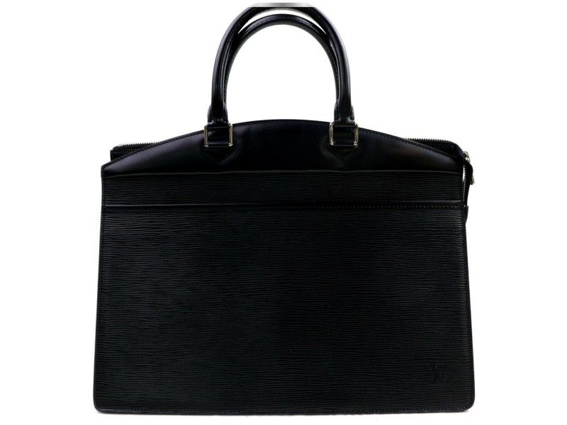 Louis Vuitton Black Epi Leather Noir Riviera Vanity Tote Bag w