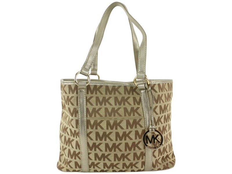 Michael Kors Monogram MK Shopper Tote Bag 3mk1101
