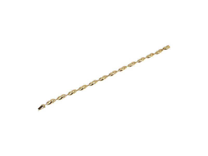 Tiffany & Co. 18K Yellow Gold Seahorse Link Bracelet 