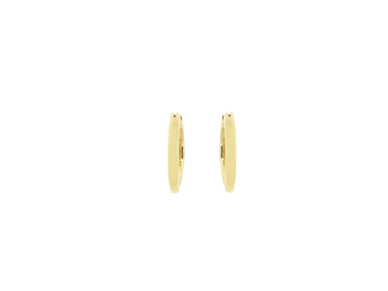 Tiffany & Co. 18k Yellow Gold Hoop Earrings