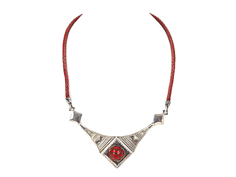 Hermes Rare Silver Tuareg Necklace