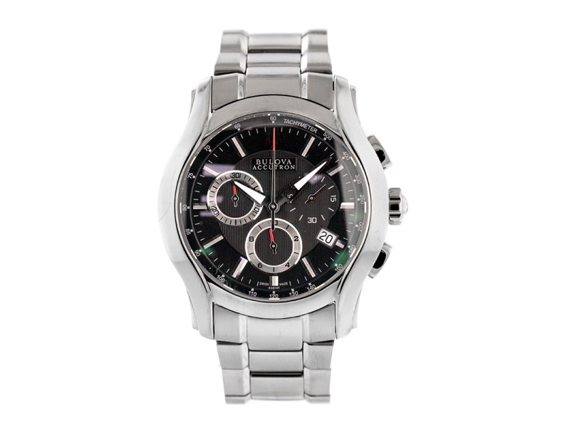 Bulova Accutron 63B141 Stratford Swiss Chronograph Watch