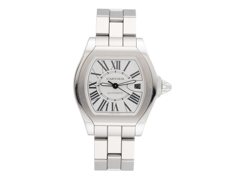 Cartier Roadster 3312 Stainless Steel Automatic 40mm Mens Watch 